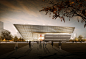 gmp Selected to Design New Library in Suzhou,Entrance of library. Image © Willmore CG