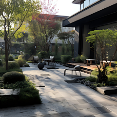 QLCD设计工作室采集到景观AIGC-MJ