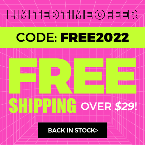 Free Shipping over $...