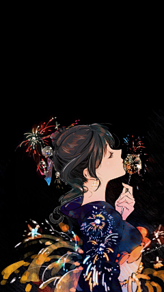 流苏爱采集到插画另