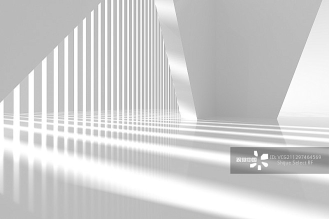 3D简洁几何广场背景空间图片素材
