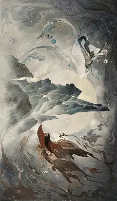 置頂 请将手机横置观看

为大话西游2绘制的世界观长卷，共九章，耗时近一年
由我负责了全部章节草图、上色，大概70％的绘制，和最终整体品质的把控
在这里非常感谢@寒衣_zi 太太和其他老师帮我完成部分绘制
以及在绘制过程中一直支持我的丑帝和flybrother！

后续会整理一些对我有启发又或是各种踩坑的创作过程
希望能给大家一些启发
————————————————————————
p1「成住坏空」
p2「古神消隐」
p3「人族诞生」
p4「仙魔殊途」
p5「仙魔大战」
p6「幽冥之路」
p7「龙吟东方
