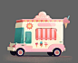 你好！ 这是冰淇淋时间！ 这是一个冰淇淋车设计为我的CG短。