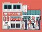 Andrew Joyce — Handsome Frank Illustration Agency : Illustrator who draws by hand. likes drawing maps, people, products, packaging and food.