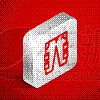 isometric line cargo pants icon isolated on red
