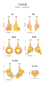 精品黄金甜甜圈吊坠硬金999足金甜蜜蜜棒棒糖 糖果烤漆3d挂件项链-淘宝网