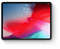 iPad Pro - 设计 : 新一代 iPad Pro 采用全面屏设计，拥有 Liquid 视网膜显示屏和面容 ID，并可搭配新一代 Apple Pencil 和键盘式智能双面夹。