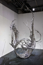 Steel Sculptures Made of More Than 20,000 Chinese Characters@北坤人素材