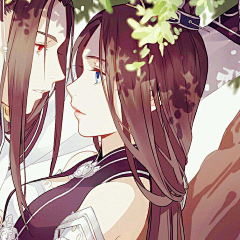 当思半夏采集到女生——古风漫画向