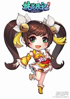 玩家手绘自制《桃花源记2》角色同人画册