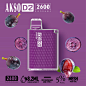 HCigar AKSO D2 Disposable Vape box 650mAh(Rechargeable) 2600 Puffs-DISPOSABLE POD-HCIGAR
