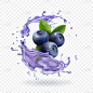 果汁,蓝莓,分离着色,白色,有机食品,自然,精神振作,清新,食品,写实