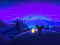 Sleepiest app animation : Hey guys, today we are sharing with you one of the animations we have designed for  Sleepiest app. Now it's animated background with parallax effect.

Don't forget to download the app, it has much ...