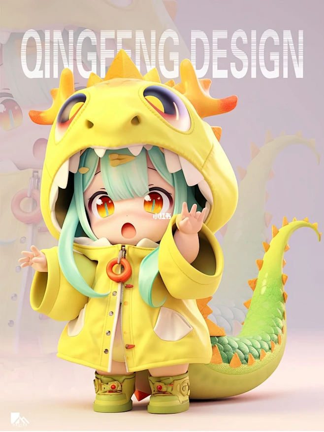 AI盲盒｜多巴胺黄·丨辰龙！