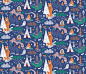 A bear camp fabric by demigoutte on Spoonflower - custom fabric