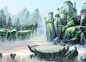《剑雨天下》官方游戏背景高清原画.jpg (2000×1441)