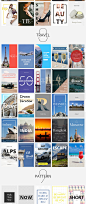 Products : Stand out from the crowd and present your information in a stylish and beautiful way. More clicks = more followers, conversions, sales etc. Because they are made using shape layers and paths, banners are infinitely scalable and they will fit an