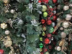 圣诞花环的背景