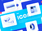 Icon－Intelligent system 品牌 icon 新鲜 设计 蓝色 清洁 插图 ux ui