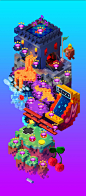 Melody Monsters -8bit Map.