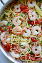 Creamy Shrimp and Sun-Dried Tomatoes Pasta - the best one-pot pasta you can make, with shrimp and sun-dried tomatoes in a rich creamy sauce | rasamalaysia.com