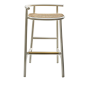 Single Curve Low Bar Stool - Shop Gebrüder Thonet Vienna GmbH (GTV) – Wiener GTV Design online at Artemest