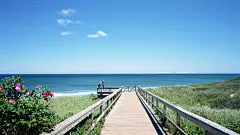 海景风光_唯美风景_沙滩_怡人风光_海边_沙滩海浪_桌面壁纸_爱壁纸HD