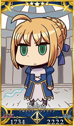 Fate Go 愚人节限定  Q版fgo人物卡  表情包素材+159