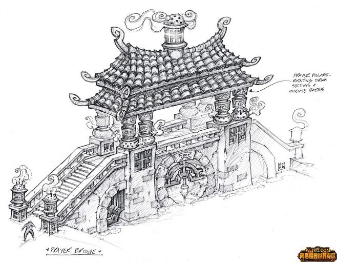 魔兽世界最新海量《熊猫人之谜》概念设计原...