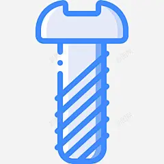 螺丝五金件4蓝色图标 平面电商 创意素材