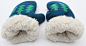 2012TYAKASHA塔卡沙秋冬系列：民族风系列羊羔绒手套