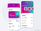 #ui设计# 紫色系App界面#ui设计#灵感分享 ​​​​