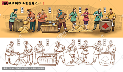 猫脸兔牙采集到中药连环画