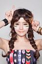 모델 조유진 [티아라/인디언소녀/소녀시대/걸스데이/에이핑크/컬러렌즈/학생렌즈/스타일난다/화보/메이크업/트렌드] : photographer 5sama make up & styling ★supergirl★ hair ji hyeon 티아라 야야야(yayaya) 가 생각나...