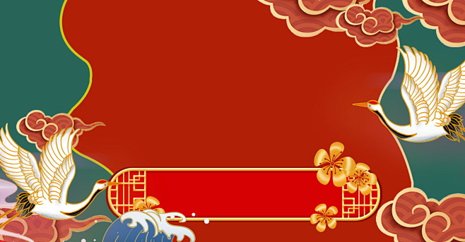 中国风国潮背景