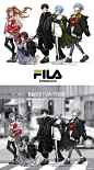 米山舞 EVA × FILA 单人插图 | 特设页面→O网页链接 商品详情→O网页链接 ​​​​