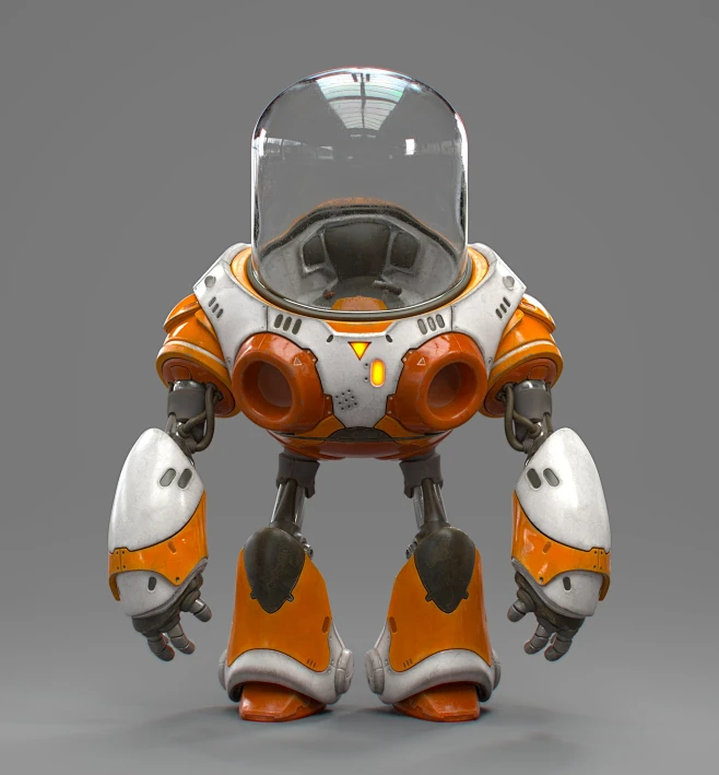 Alien Robot, Daniele Orsetti : Testing redshift on an old model concept ...