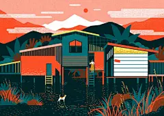 ◉◉ 微博@辛未设计 ⇦了解更多。  ◉◉【微信公众号：xinwei-1991】整理分享  。插画设计矢量插画扁平插画扁平风手绘插画 (2186).jpg