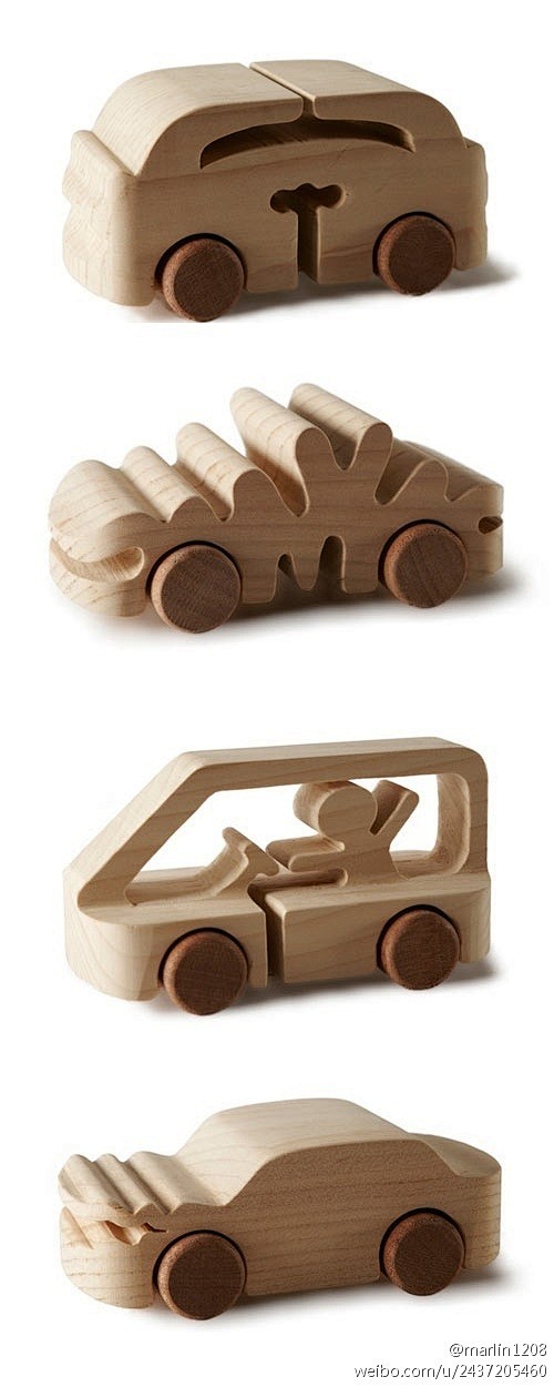 100位设计师的木制玩具车