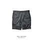 TBALLER 16SS TWILL TC CHINO SHORTS 灰色混纺斜纹西裤短裤-淘宝网