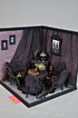Anyone fancy a seance? Roombox 1:12 scale: 