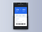 Day 008 - Boarding Pass boarding pass travel ticket plane passenger pass flight code boarding ui ios airlines