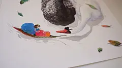 鸟先森  的插画 黑天鹅白天鹅
