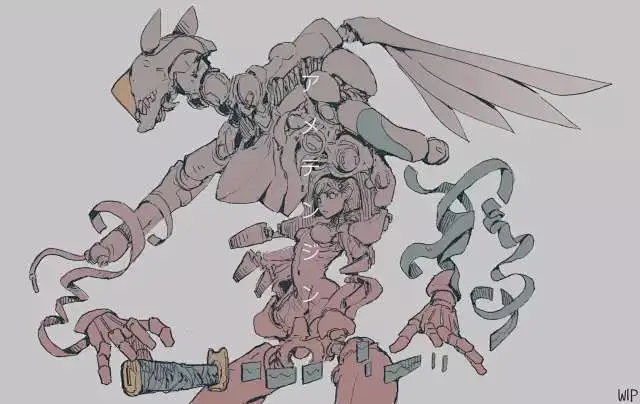 骷髅与机甲的炫酷结合 | 台湾画师Ching Yeh近作欣赏