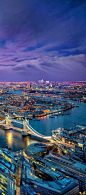 晚上的灯光泰晤士河，伦敦
Evening Lights.. Thames River, London