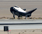 Dream Chaser space plane glides to Earth on flight test steeped in history | collectSPACE : A small space plane has repeated history -- both its own and that of an iconic spacecraft. Sierra Nevada Corporation's Dream Chaser flew a successful approach and 