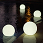 Waterproof, cordless globe lights