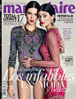 卡戴珊家族的两位当红青春偶像姐妹花肯达尔·詹娜 (Kendall Jenner) 与凯莉·詹娜 (Kylie Jenner) 近期登《Marie Claire》杂志墨西哥版2014年3月刊封面，如绽放的双生花一般美丽迷人！