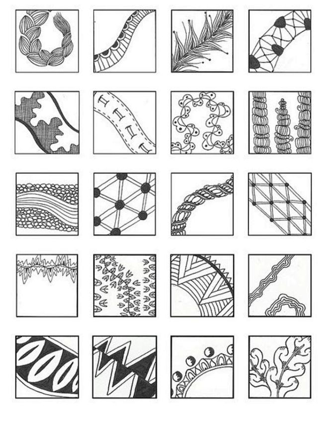 ZENTANGLE PATTERNS l...