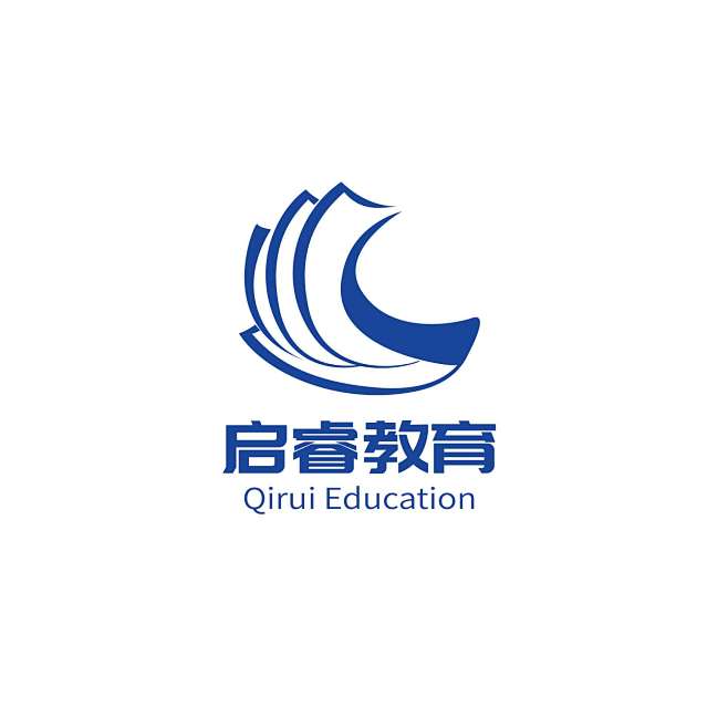 启睿教育竖版logo